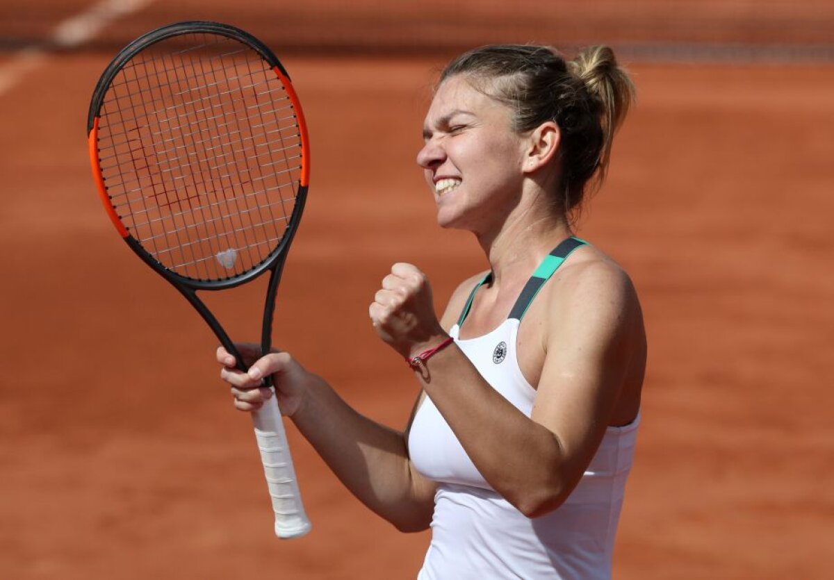 GALERIE FOTO Zbor spre semifinale » 10 imagini dintr-un meci cu o revenire de nota 10 a Simonei Halep la Roland Garros
