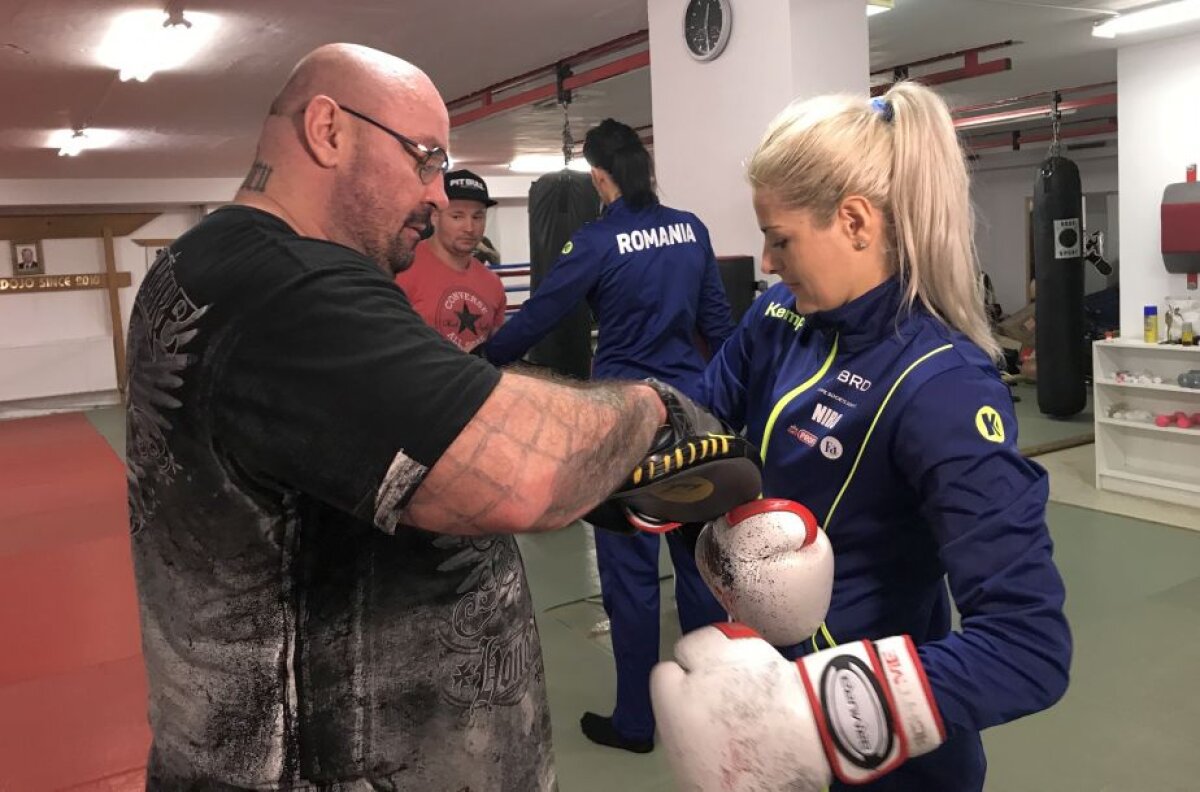 FOTO Surpriză pentru fetele din naționala de handbal! S-au pregătit alături de Sandu Lungu