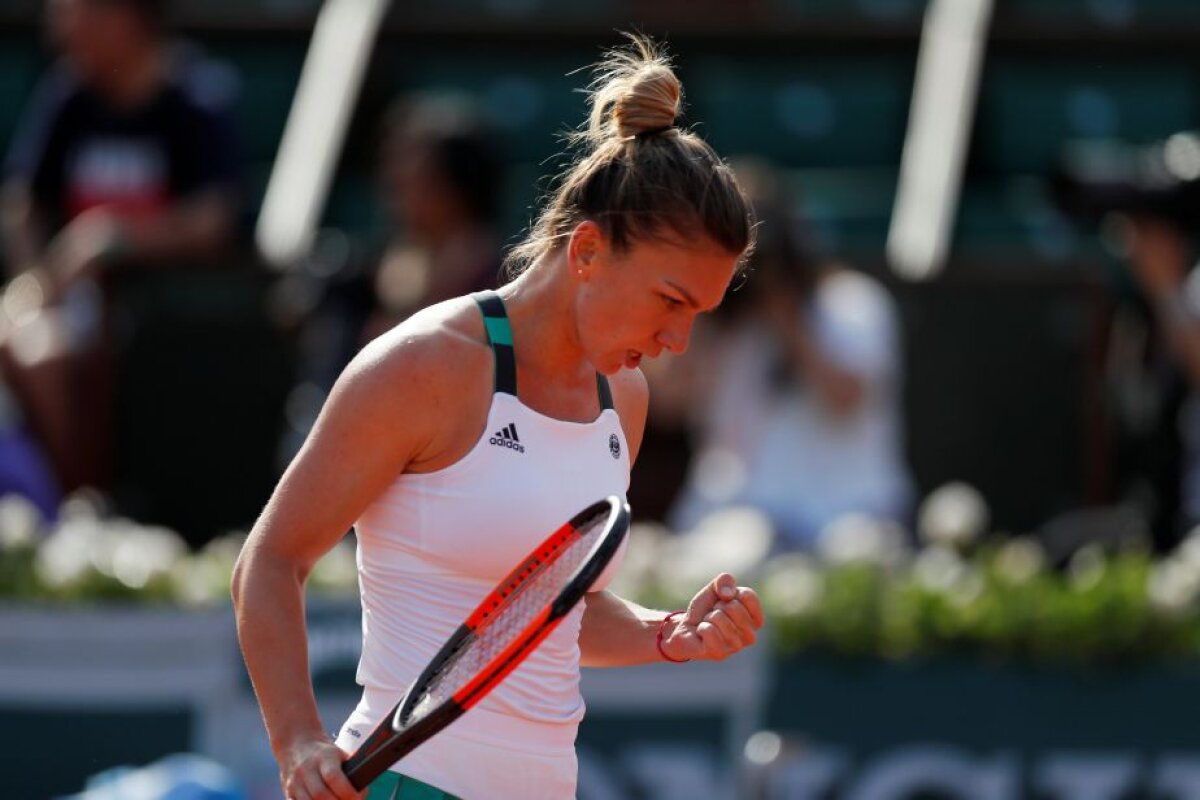 GALERIE FOTO Meciul care a dus-o pe Halep în a doua finală Roland Garros, în 25 de imagini superbe