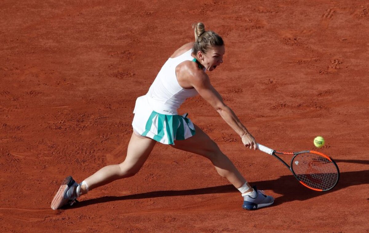 GALERIE FOTO Meciul care a dus-o pe Halep în a doua finală Roland Garros, în 25 de imagini superbe