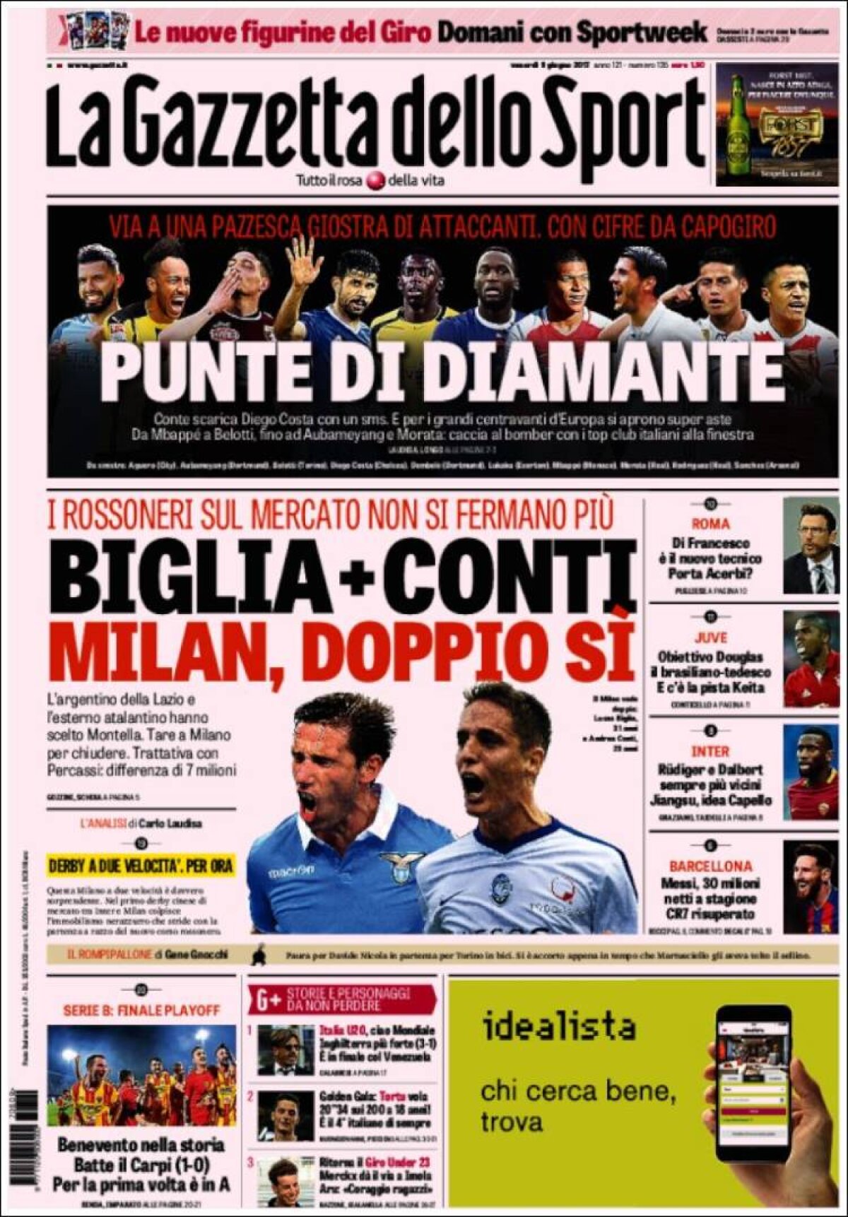 Ce scriu azi ziarele de sport din lume (9 iunie 2017)