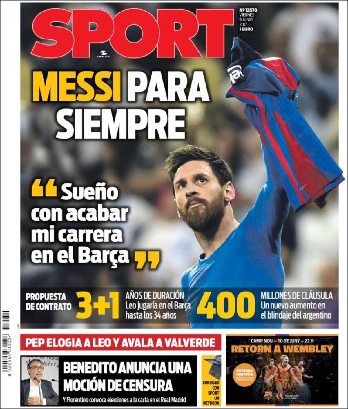 Ce scriu azi ziarele de sport din lume (9 iunie 2017)