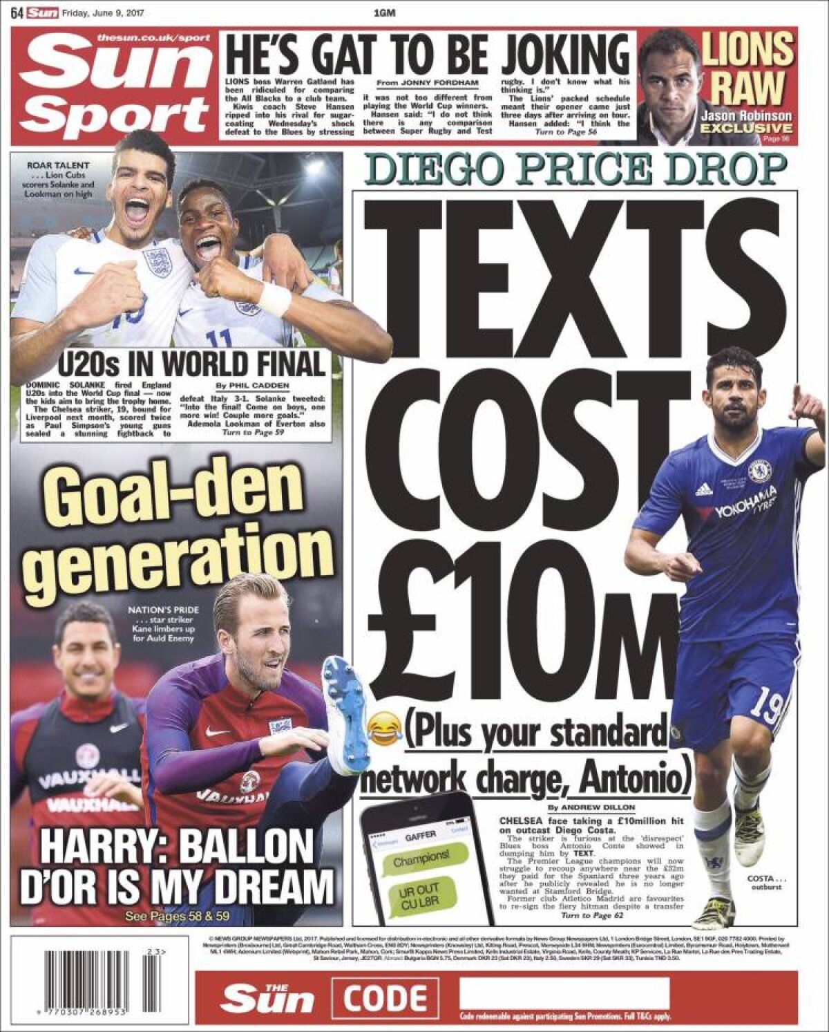 Ce scriu azi ziarele de sport din lume (9 iunie 2017)