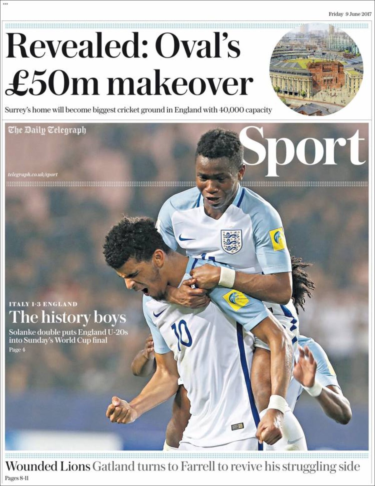 Ce scriu azi ziarele de sport din lume (9 iunie 2017)