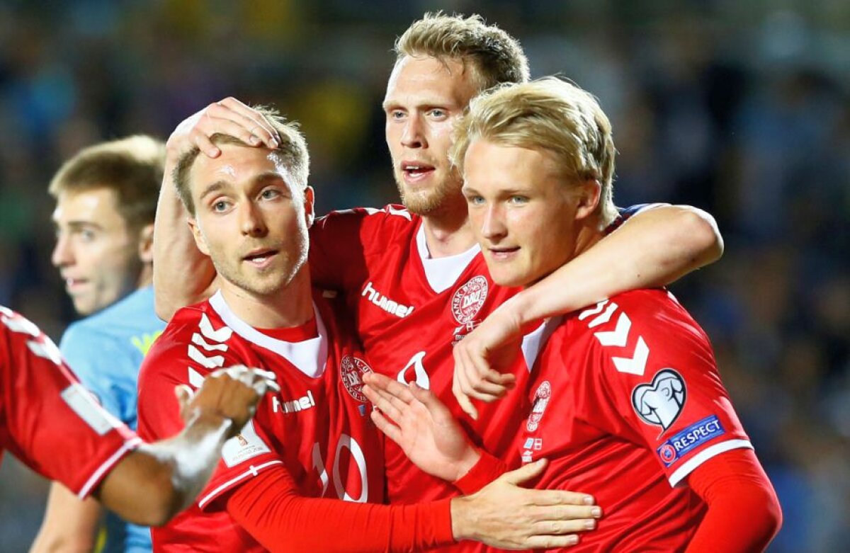 VIDEO Vikingii nu se încurcă » Danemarca se impune în deplasarea în care noi n-am reușit să marcăm