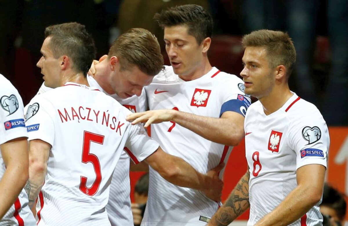 FOTO și VIDEO » Calificarea rămâne pe altă dată! Înfrângere clară în Polonia pentru tricolori » Lewandowski, la al cincilea gol în poarta României