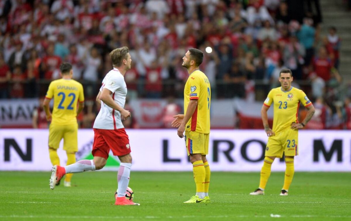 FOTO și VIDEO » Calificarea rămâne pe altă dată! Înfrângere clară în Polonia pentru tricolori » Lewandowski, la al cincilea gol în poarta României