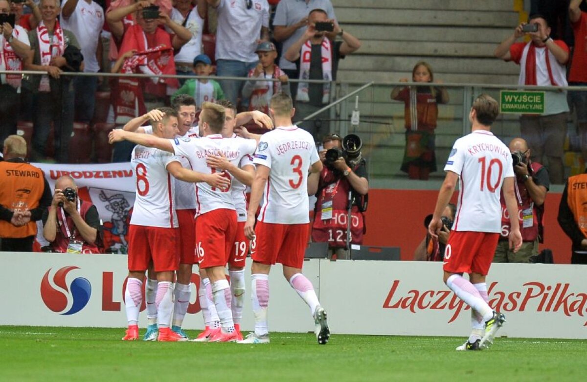 FOTO și VIDEO » Calificarea rămâne pe altă dată! Înfrângere clară în Polonia pentru tricolori » Lewandowski, la al cincilea gol în poarta României