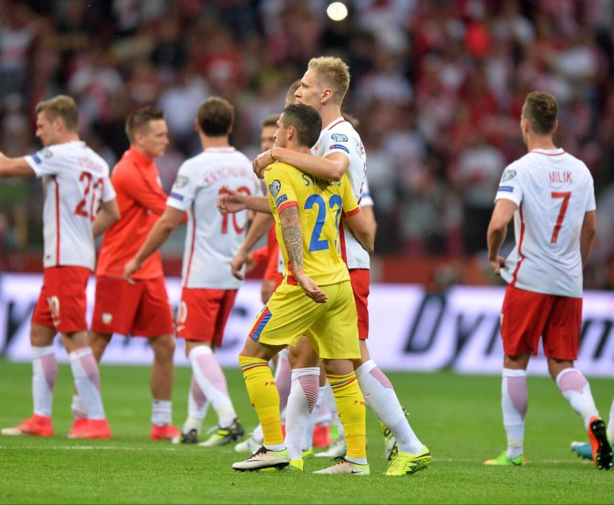 FOTO Ce nu s-a văzut la TV » "Tricolorii" au ieșit la antrenament chiar după meci, cu cine a făcut Hanca schimb de tricouri + Lewa a luat mingea acasă
