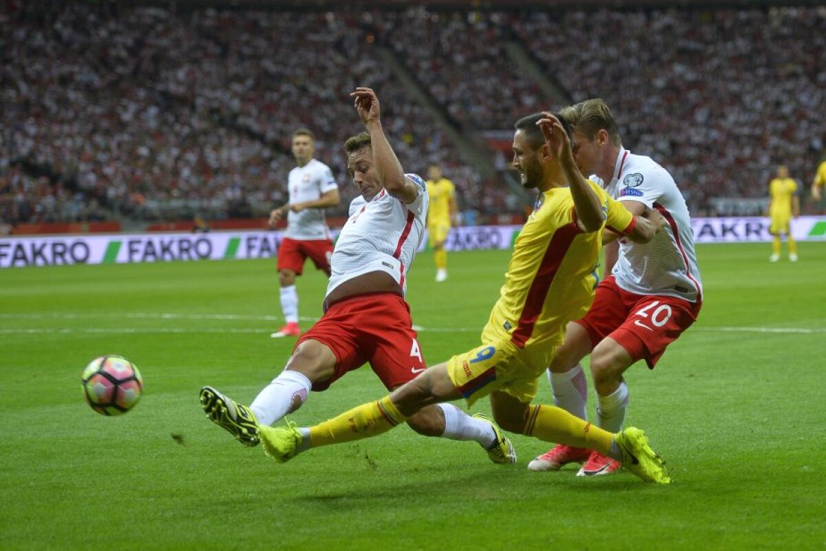 FOTO și VIDEO » Calificarea rămâne pe altă dată! Înfrângere clară în Polonia pentru tricolori » Lewandowski, la al cincilea gol în poarta României