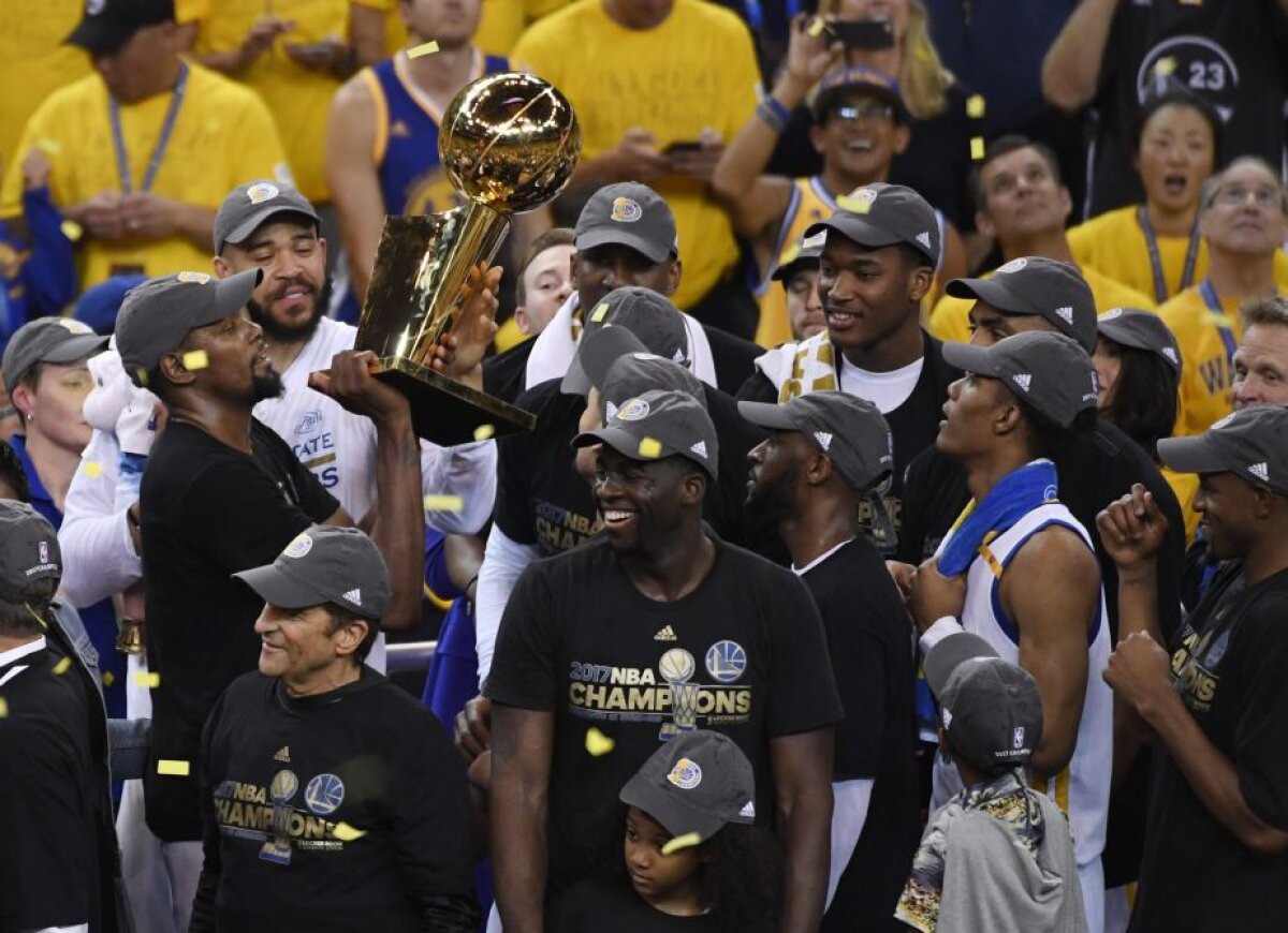VIDEO+FOTO Supervillains campioni! Cu un Kevin Durant monstruos, Golden State Warriors îi fură pentru a doua oară în ultimii 3 ani titlul NBA lui King James