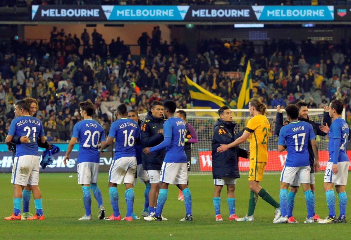 VIDEO Brazilia a făcut spectacol contra Australiei » A marcat după 10 secunde