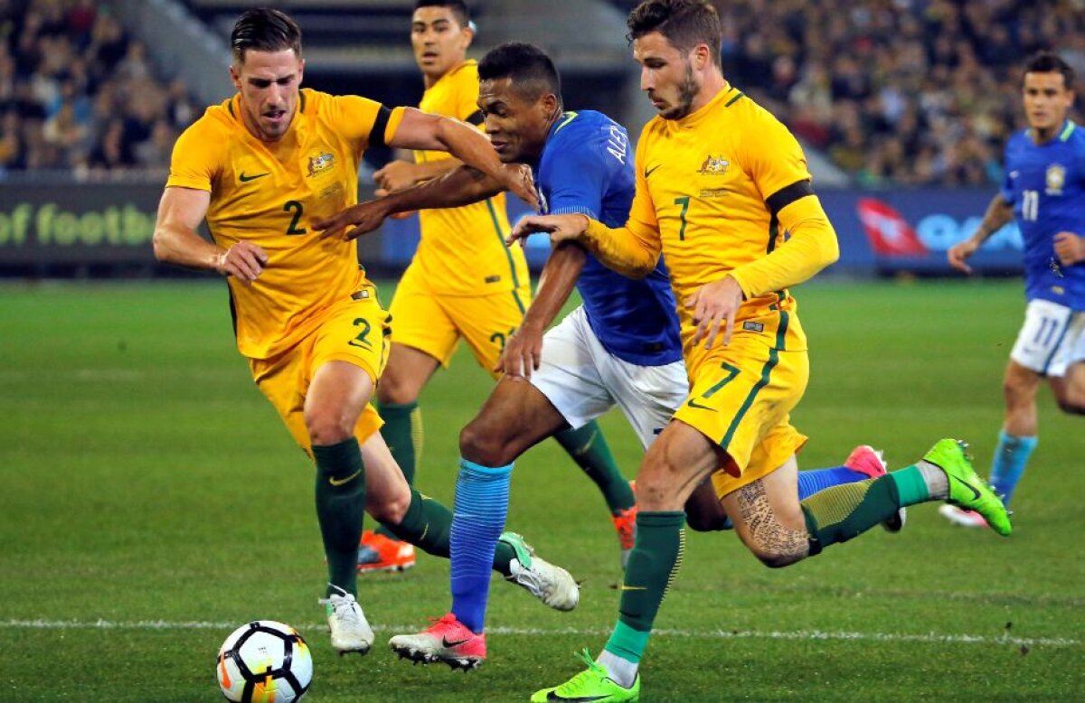 VIDEO Brazilia a făcut spectacol contra Australiei » A marcat după 10 secunde