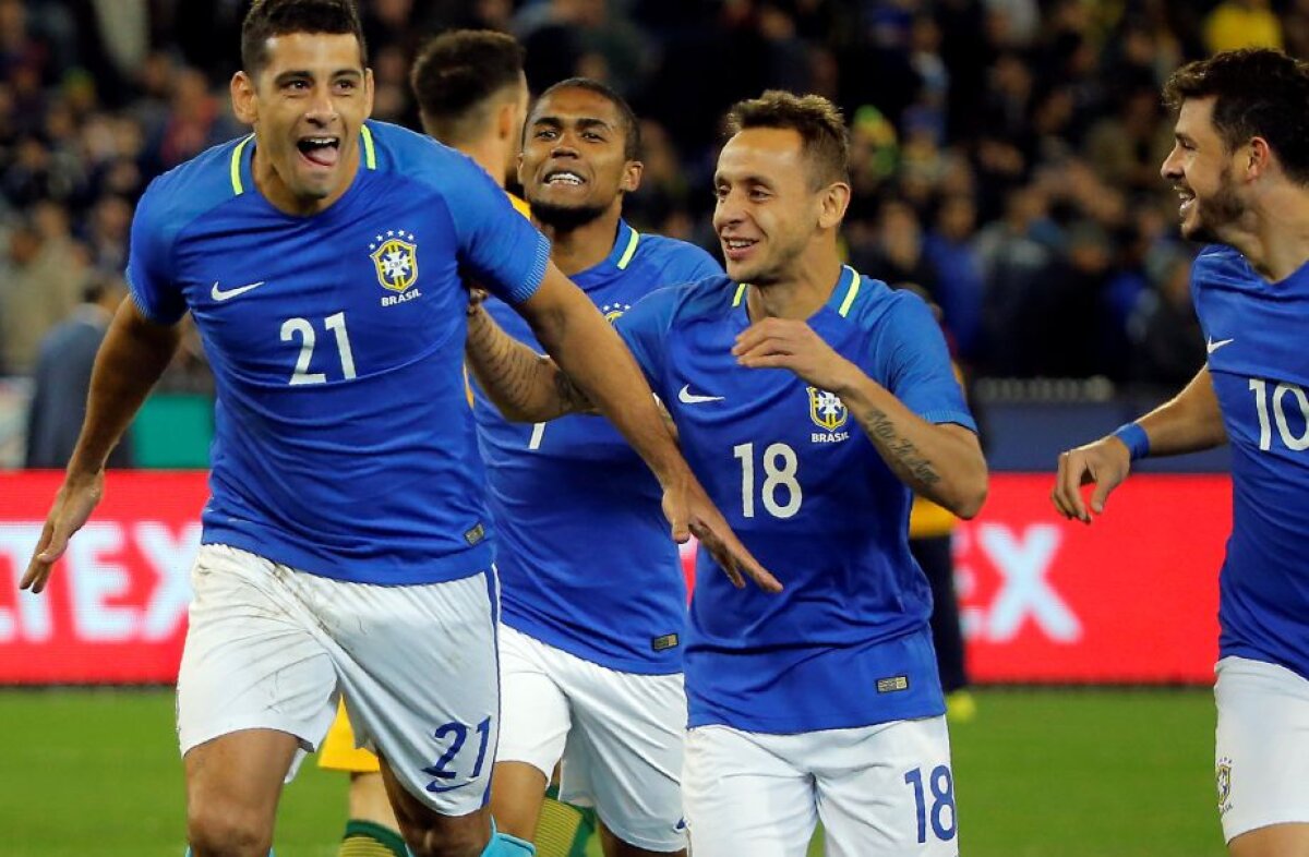 VIDEO Brazilia a făcut spectacol contra Australiei » A marcat după 10 secunde