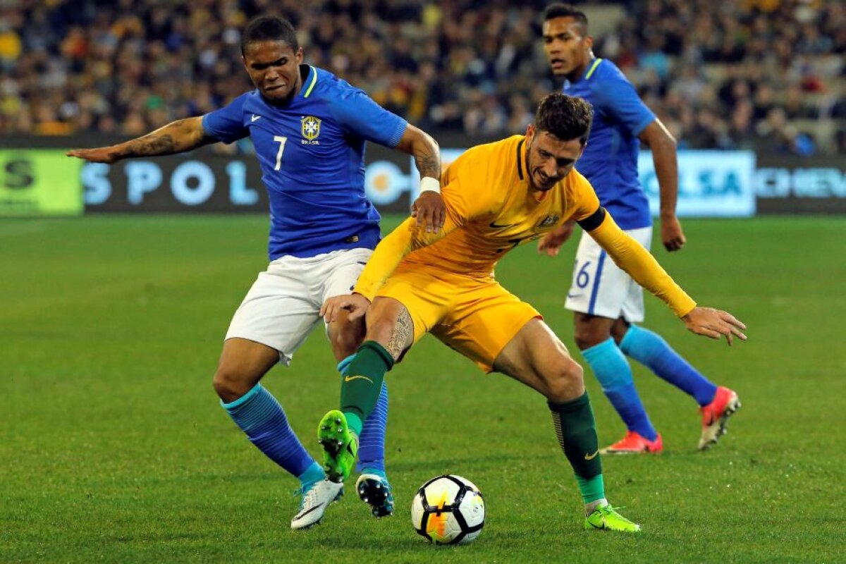 VIDEO Brazilia a făcut spectacol contra Australiei » A marcat după 10 secunde