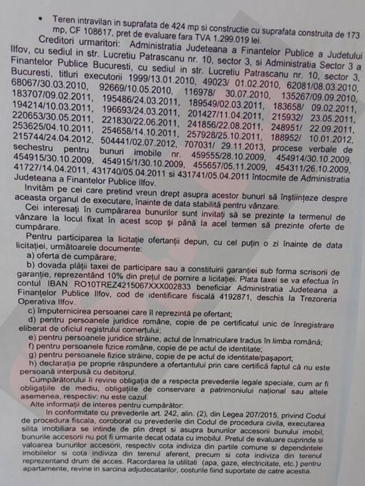 Probleme pentru Robert Negoiță, fratele patronului de la Dinamo! Fiscul îi scoate la licitație zeci de apartamente și terenuri » EXCLUSIV Documentele de la ANAF
