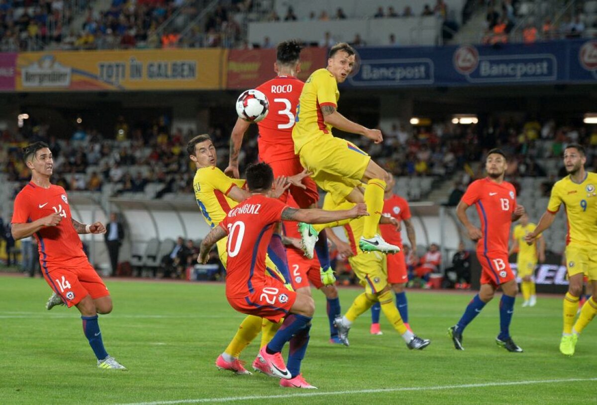 FOTO Deci se poate! România a învins Chile, scor 3-2, după o primă jumătate de oră de coșmar și o ultimă jumătate de oră entuziasmantă