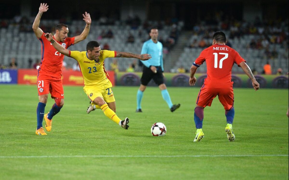 FOTO Deci se poate! România a învins Chile, scor 3-2, după o primă jumătate de oră de coșmar și o ultimă jumătate de oră entuziasmantă