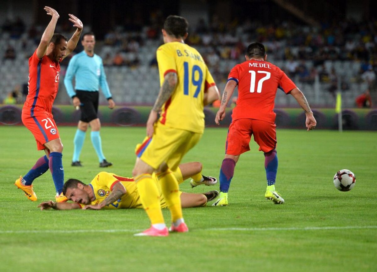 FOTO Deci se poate! România a învins Chile, scor 3-2, după o primă jumătate de oră de coșmar și o ultimă jumătate de oră entuziasmantă