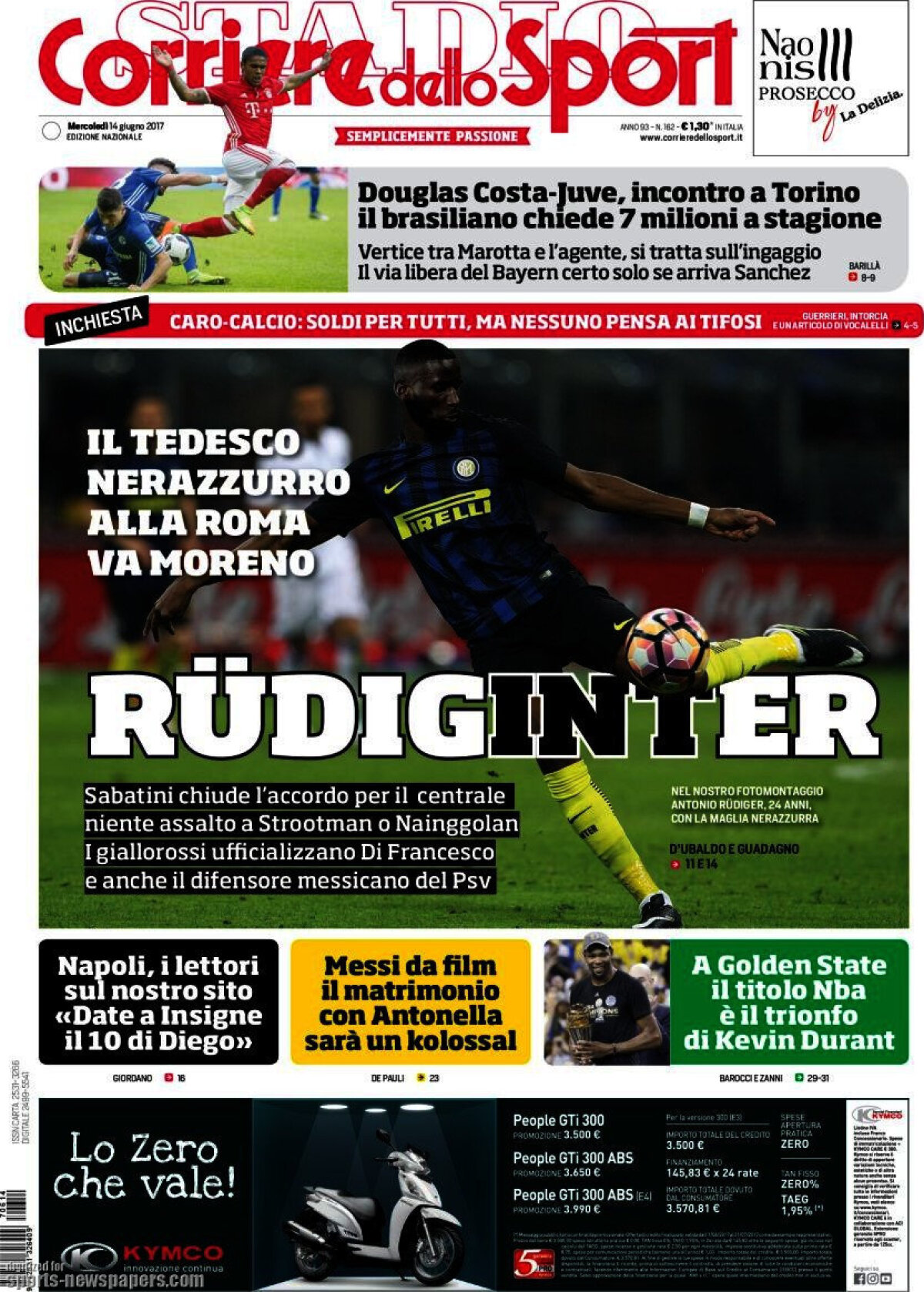 Ce scriu azi ziarele de sport din lume (14 iunie 2017)