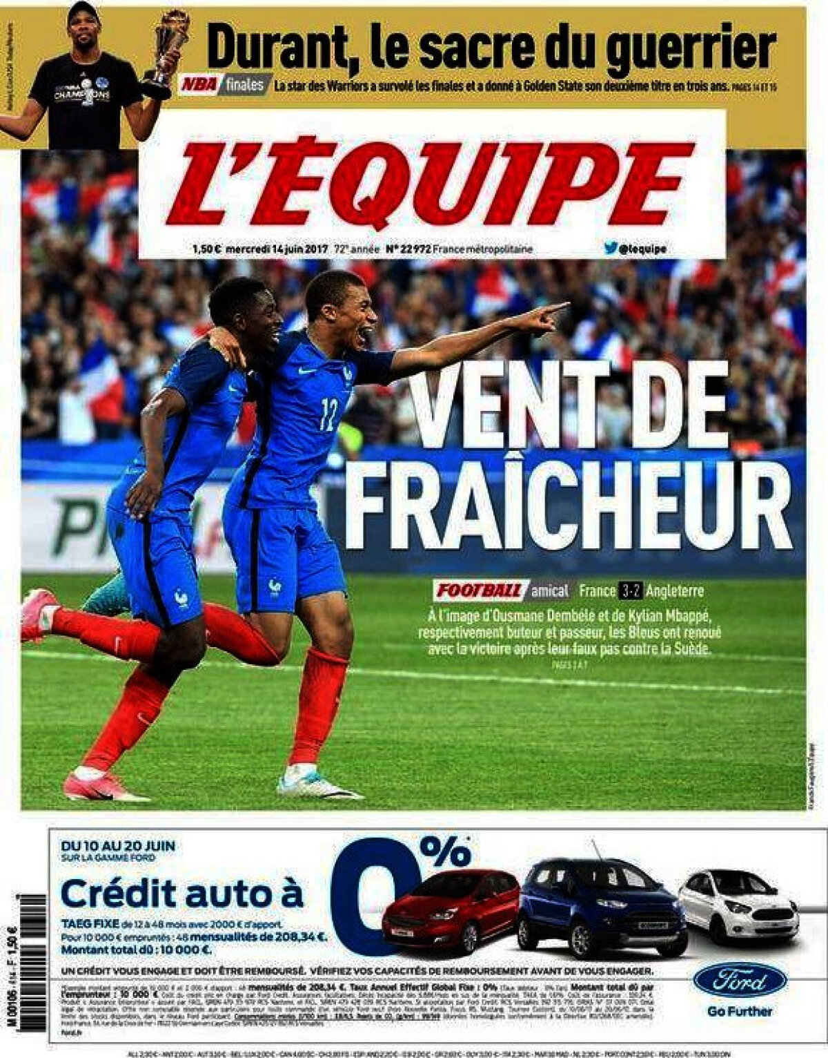 Ce scriu azi ziarele de sport din lume (14 iunie 2017)