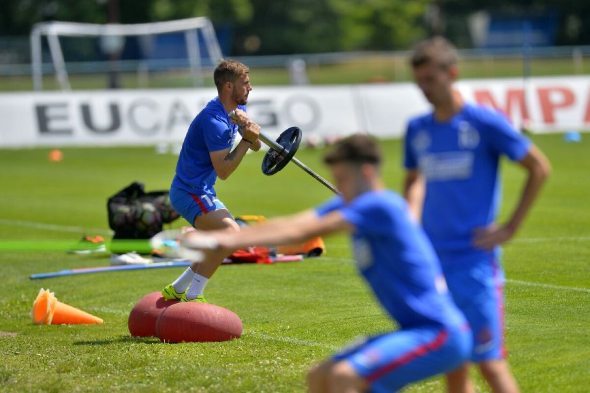 CORESPONDENȚĂ GSP DIN SLOVACIA // VIDEO + FOTO Antrenament extenuant comandat de Dică » Doi fotbaliști luați în vizor de antrenor pentru că nu efectuau corect exercițiile