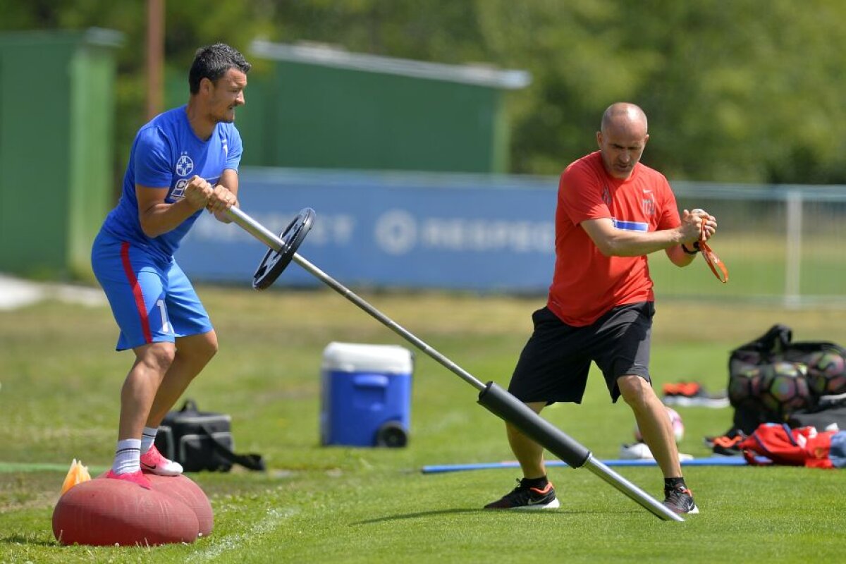 CORESPONDENȚĂ GSP DIN SLOVACIA // VIDEO + FOTO Antrenament extenuant comandat de Dică » Doi fotbaliști luați în vizor de antrenor pentru că nu efectuau corect exercițiile