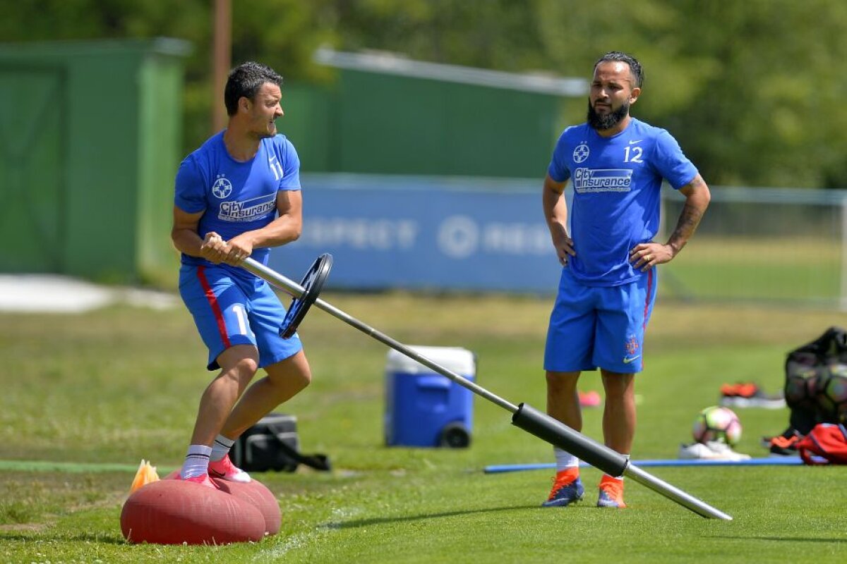 CORESPONDENȚĂ GSP DIN SLOVACIA // VIDEO + FOTO Antrenament extenuant comandat de Dică » Doi fotbaliști luați în vizor de antrenor pentru că nu efectuau corect exercițiile