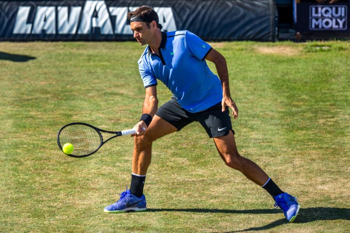 FOTO+VIDEO Federer, învins la revenirea în circuit de locul 302 ATP » Adversarul a salvat o minge de meci!