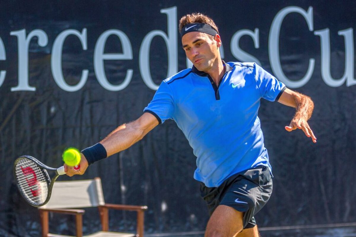 FOTO+VIDEO Federer, învins la revenirea în circuit de locul 302 ATP » Adversarul a salvat o minge de meci!