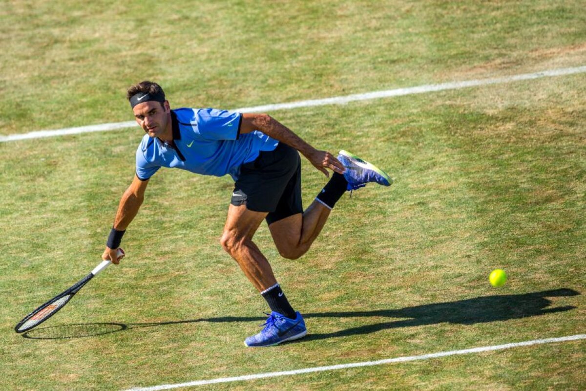 FOTO+VIDEO Federer, învins la revenirea în circuit de locul 302 ATP » Adversarul a salvat o minge de meci!