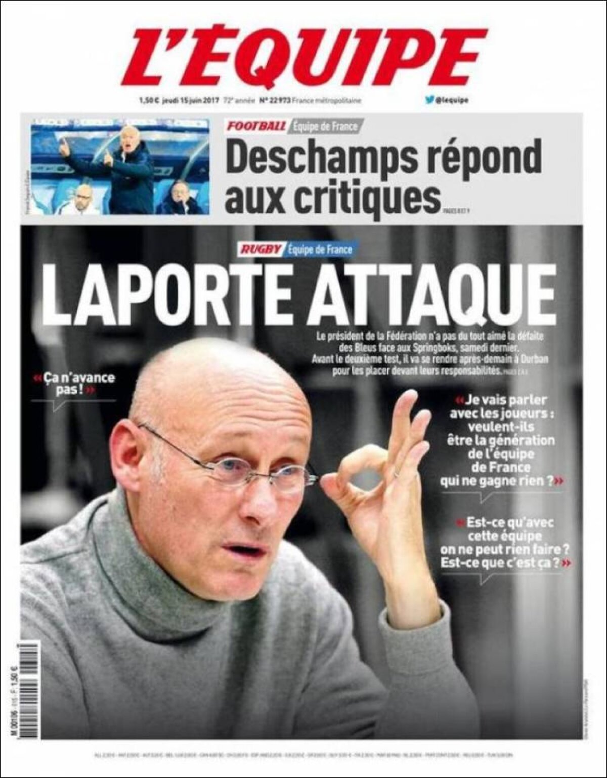 Ce scriu azi ziarele de sport din lume (15 iunie 2017)