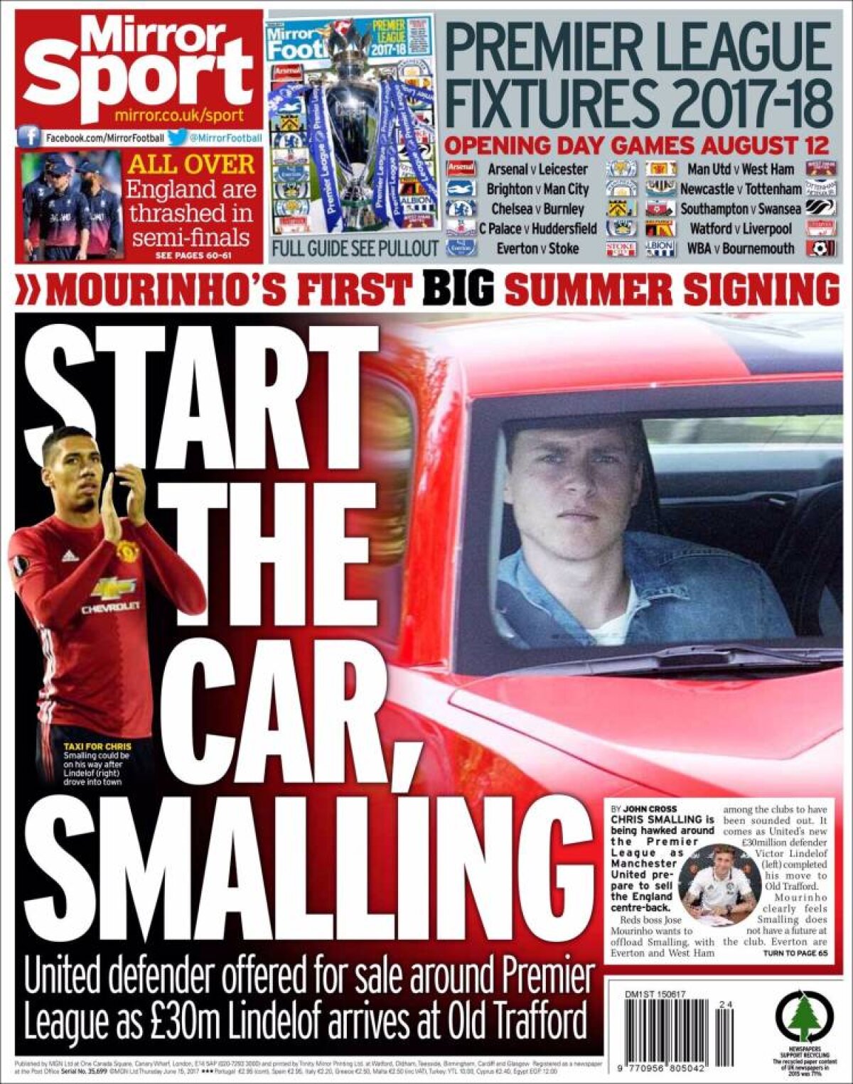 Ce scriu azi ziarele de sport din lume (15 iunie 2017)