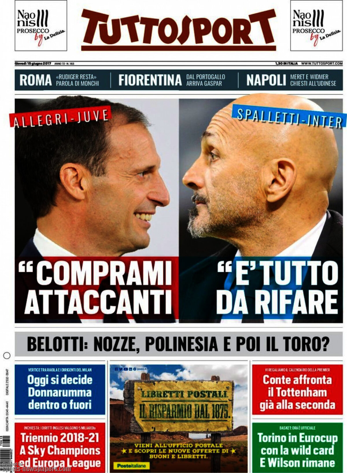 Ce scriu azi ziarele de sport din lume (15 iunie 2017)