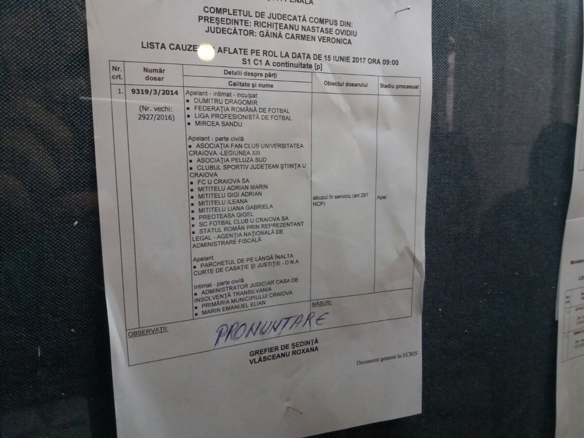 Dezafilierea Universității Craiova: GAME OVER pentru Mititelu și Știința! A venit VERDICTUL: Mircea Sandu și Dumitru Dragomir, ACHITAȚI!