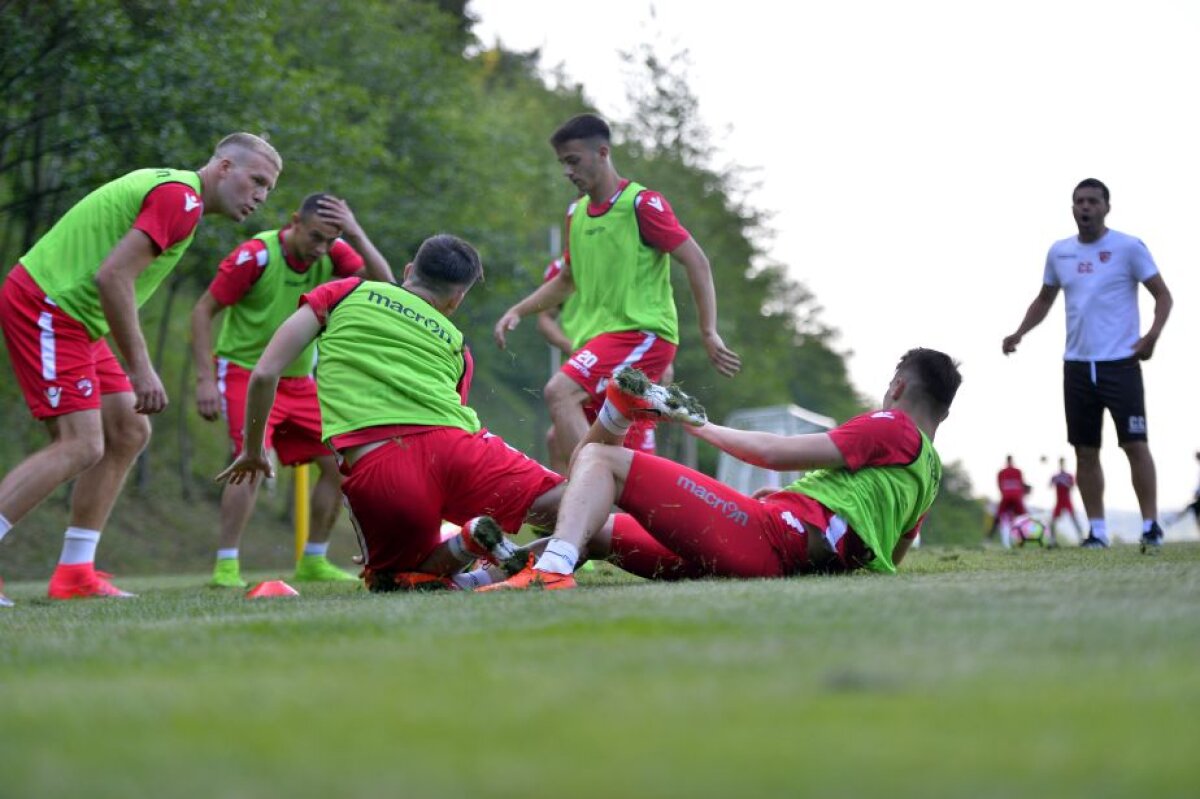 FOTO+VIDEO Dinamoviştii, primul antrenament în Slovenia » Contra nu şi-a menajat jucătorii: "Como me gusta la ghiduşita" :)