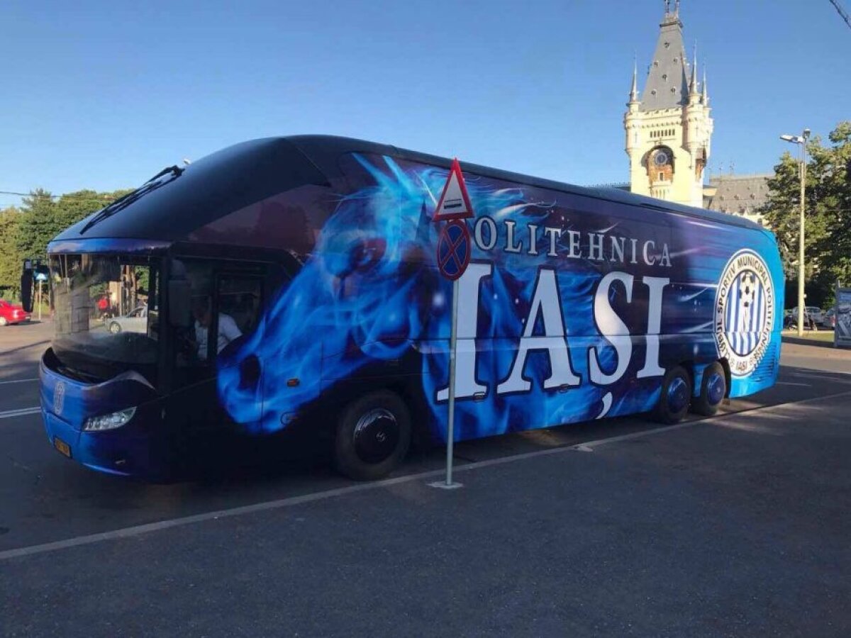 GALERIE FOTO Jucătorii au plecat neplătiți în vacanță, dar noua conducere umblă la imagine! Autocar de 5 stele pentru CSM Poli Iași 