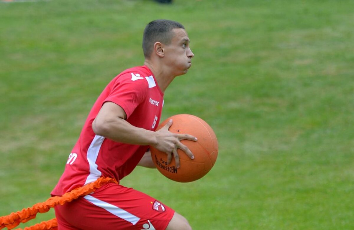 FOTO + VIDEO Corespondență din Slovenia » Circuit de forță la antrenamentul lui Dinamo » Jucătorii s-au motivat exemplar: "Îmi vine să rup coarda asta!" :)