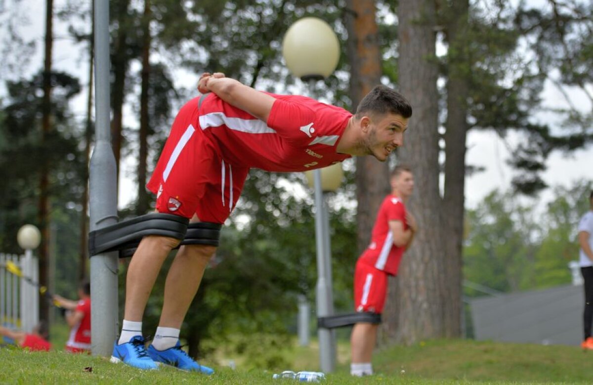 FOTO + VIDEO Corespondență din Slovenia » Circuit de forță la antrenamentul lui Dinamo » Jucătorii s-au motivat exemplar: "Îmi vine să rup coarda asta!" :)