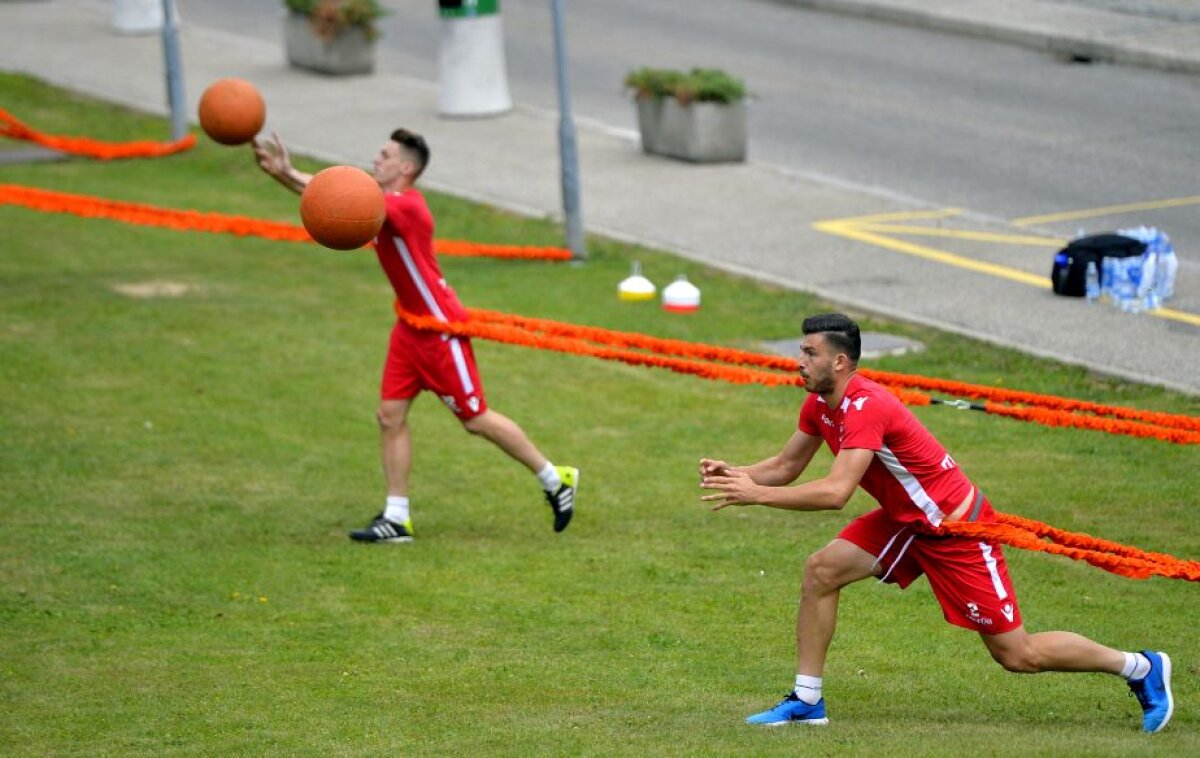 FOTO + VIDEO Corespondență din Slovenia » Circuit de forță la antrenamentul lui Dinamo » Jucătorii s-au motivat exemplar: "Îmi vine să rup coarda asta!" :)