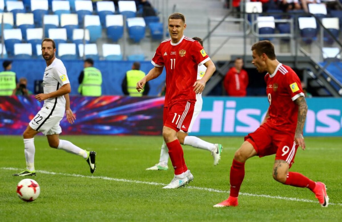 FOTO+VIDEO Rusia, victorie în meciul de deschidere la Cupa Confederațiilor 