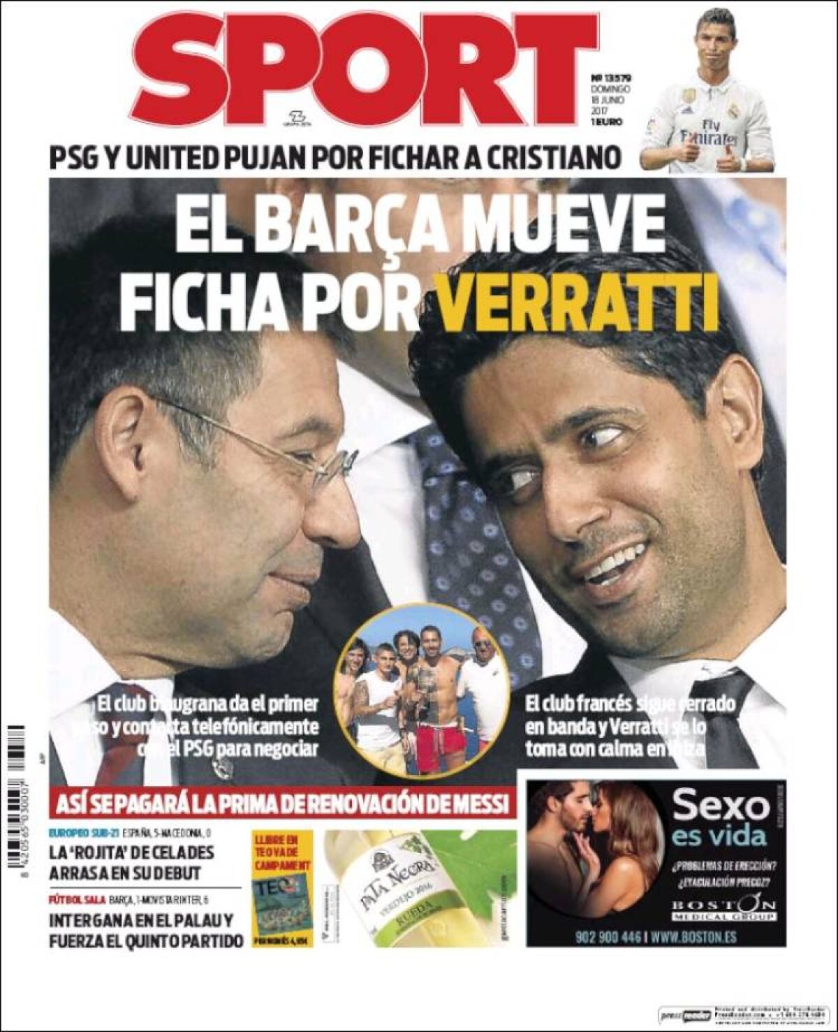 Ce scriu azi ziarele de sport din lume (18 iunie 2017)