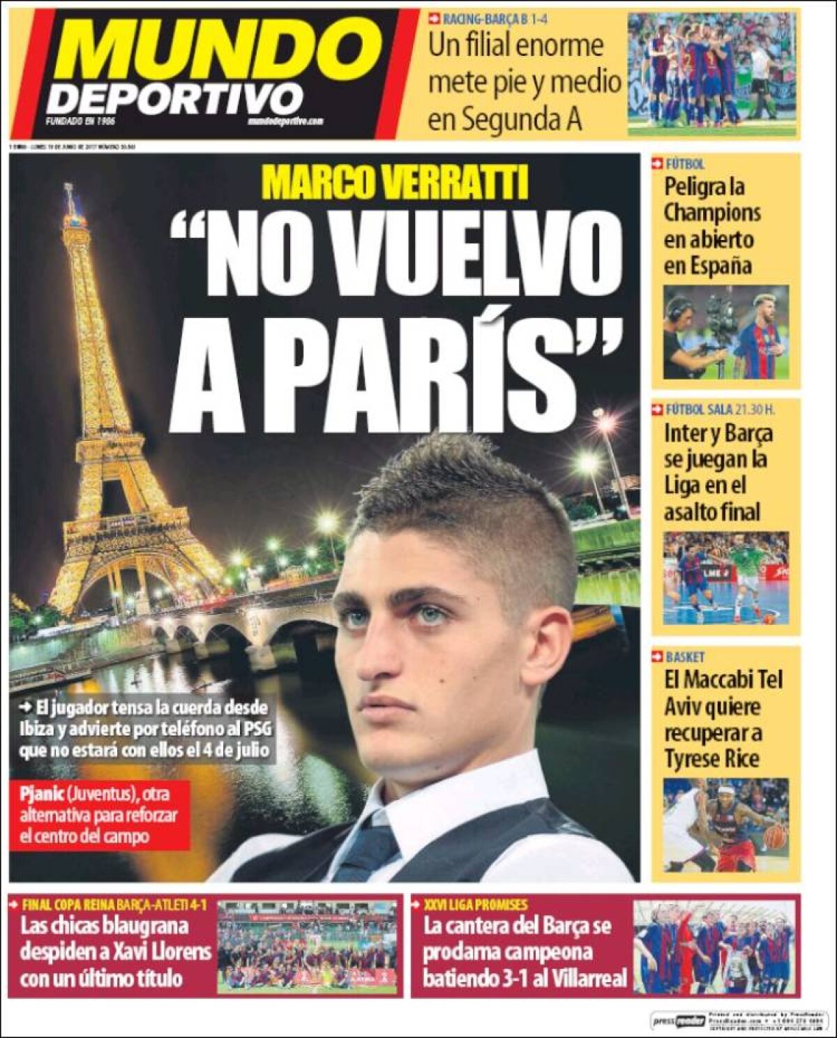 Ce scriu azi ziarele de sport din lume (19 iunie 2017)