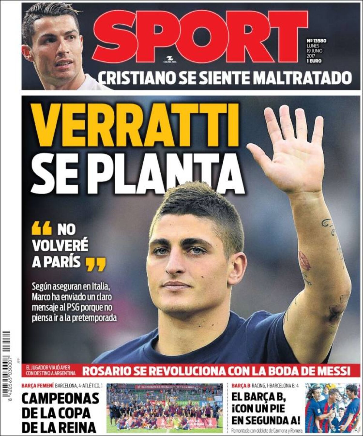 Ce scriu azi ziarele de sport din lume (19 iunie 2017)