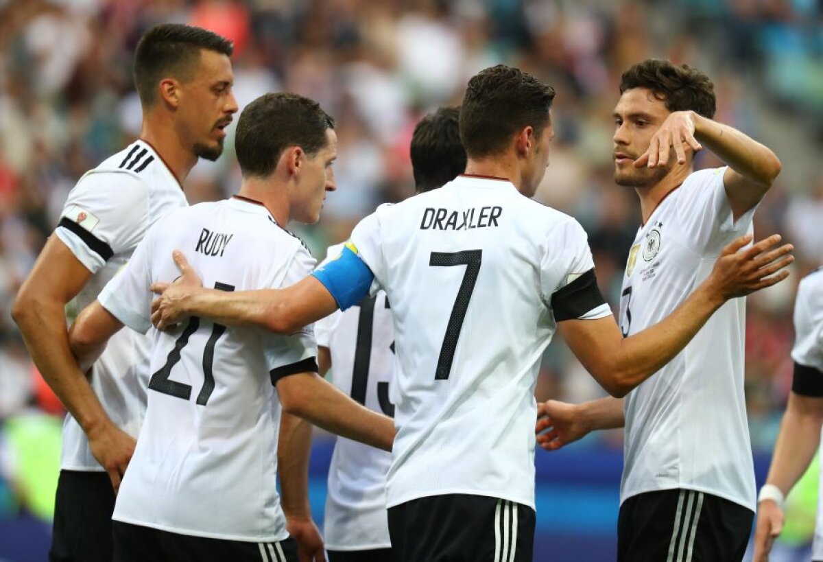 VIDEO + FOTO  Albi ca varul » Nemții au tremurat pe final în partida de debut de la Cupa Confederaţiilor, una cu 5 goluri