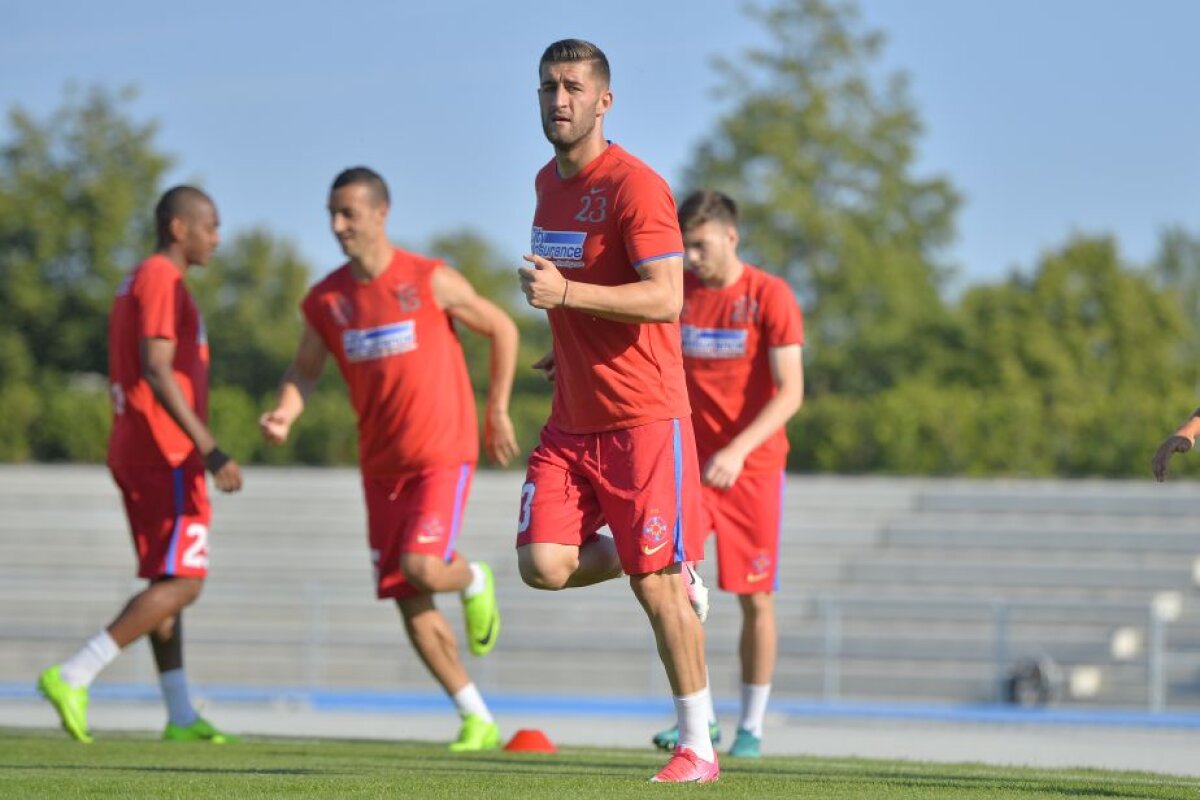 GALERIE FOTO Emoții risipite! "Bizonul" a revenit la antrenamentul FCSB-ului » De ce lipsește Dică două zile din cantonament 
