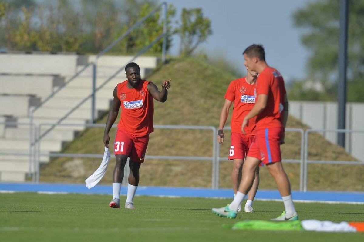 GALERIE FOTO Emoții risipite! "Bizonul" a revenit la antrenamentul FCSB-ului » De ce lipsește Dică două zile din cantonament 