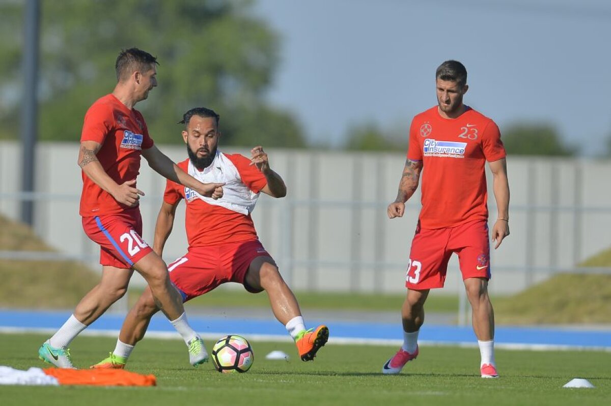 GALERIE FOTO Emoții risipite! "Bizonul" a revenit la antrenamentul FCSB-ului » De ce lipsește Dică două zile din cantonament 