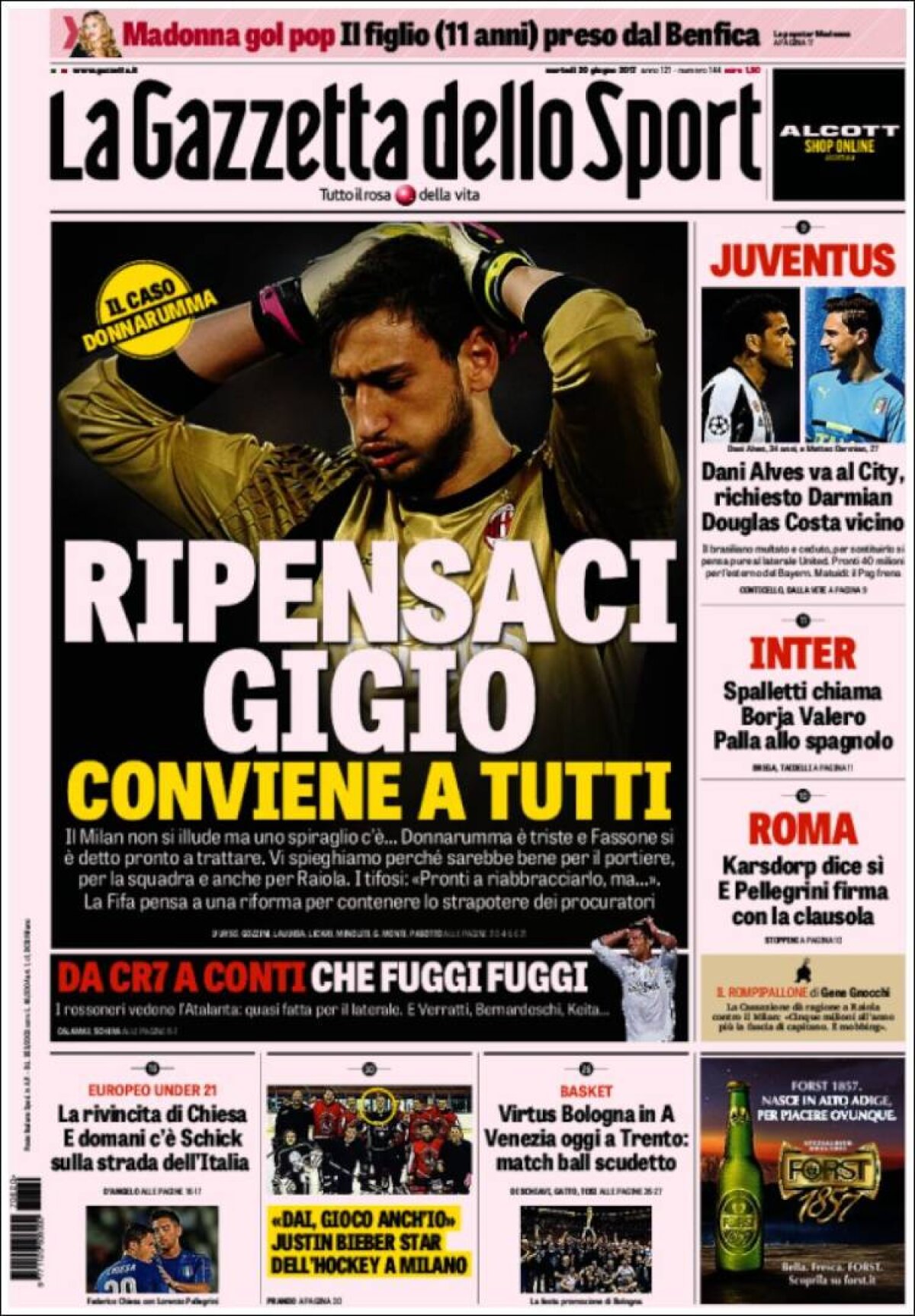 Ce scriu azi ziarele de sport din lume (20 iunie 2017)