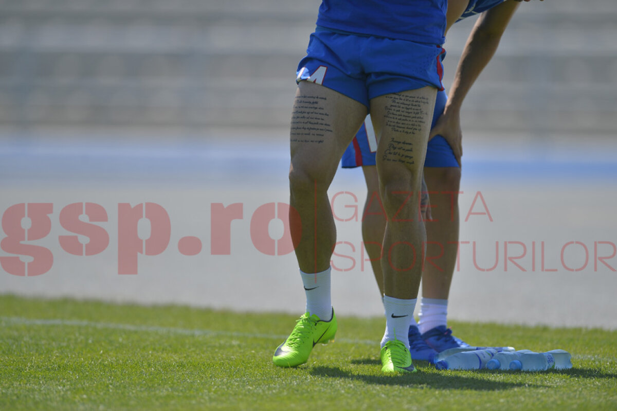 CORESPONDENŢĂ DIN SLOVACIA » FOTO EXCLUSIV Tatuajul anului în fotbalul românesc